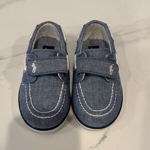 Ralph Lauren Blue Kids Moccasins
